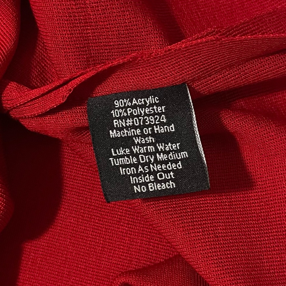 Misook Red Midi Dress - Picture 5 of 5